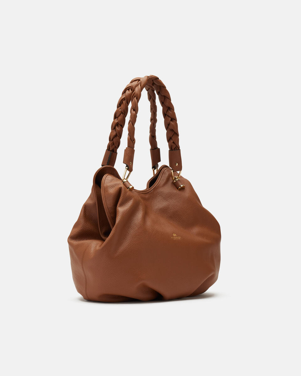 SHOPPING BAG Caramel  - Shopping - Women's Bags - Bags - Cuoieria Fiorentina