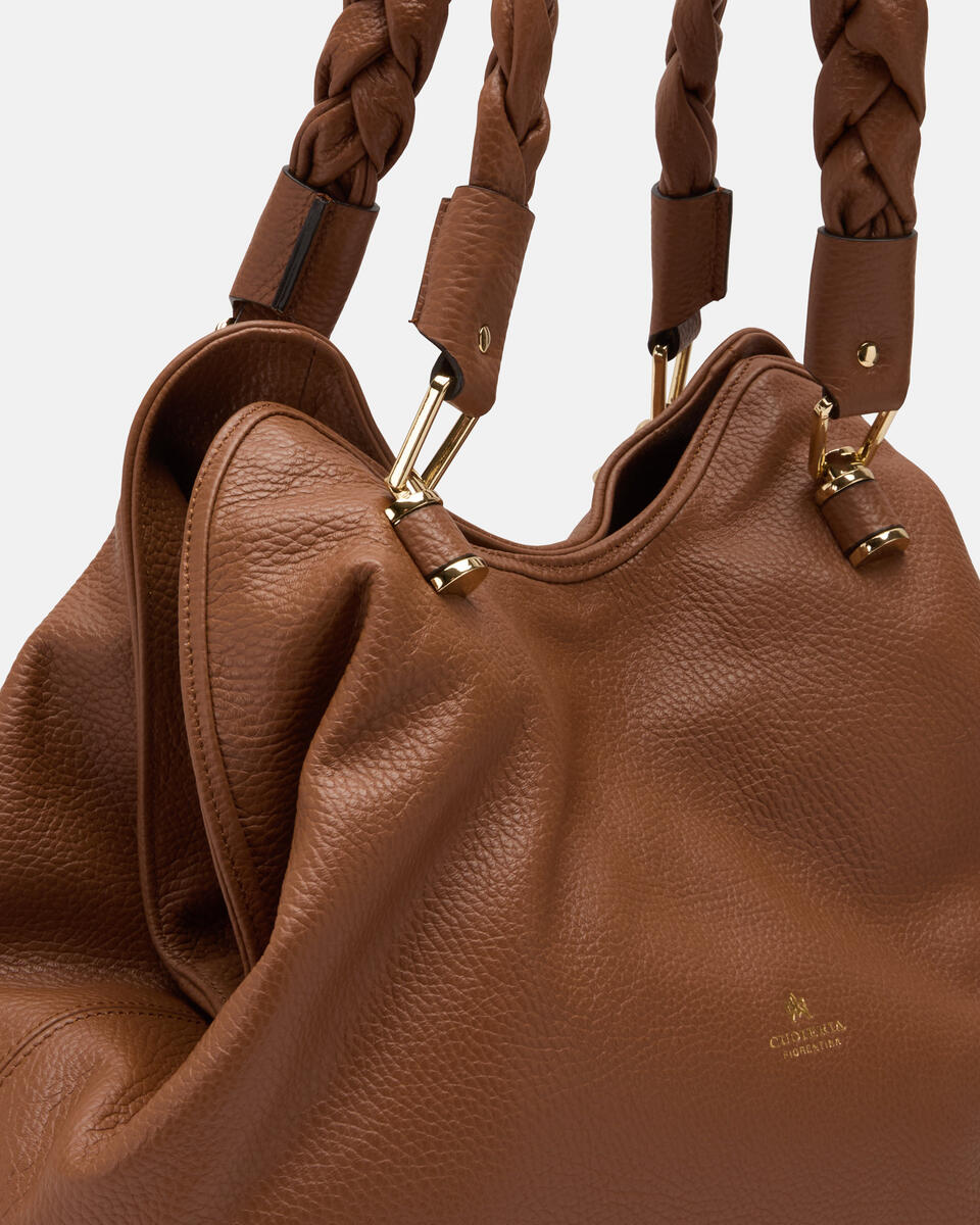 SHOPPING BAG Caramel  - Shopping - Women's Bags - Bags - Cuoieria Fiorentina