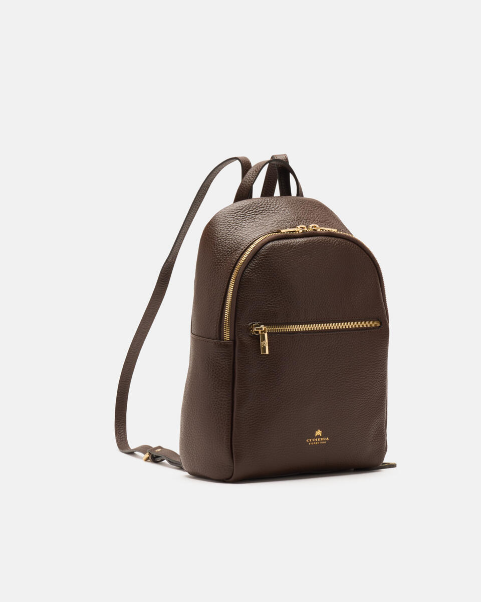 Small backpack Chocolate  - Backpacks - Women's Bags - Bags - Cuoieria Fiorentina