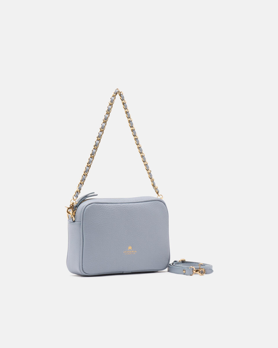 Velvet mini shoulder bag convertibile con doppia bandoliera Cloud  - Tracolla - Borse Donna - Borse - Cuoieria Fiorentina