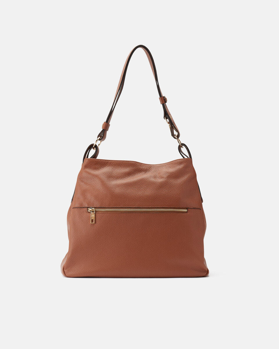 HOBO BAG Caramel  - Shoulder Bags - Women's Bags - Bags - Cuoieria Fiorentina