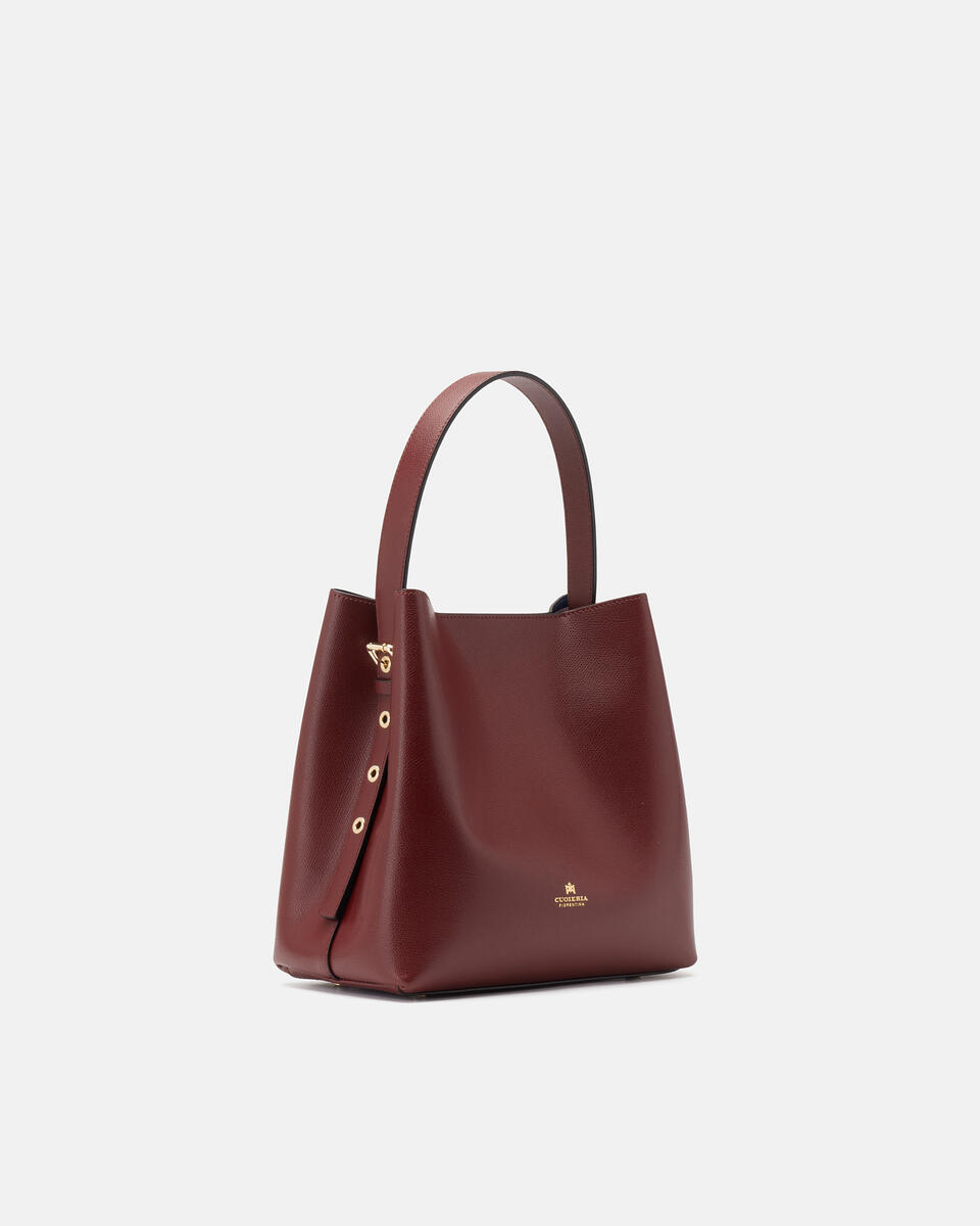 Bucket bag Bordeaux  - Bucket Bags - Women's Bags - Bags - Cuoieria Fiorentina