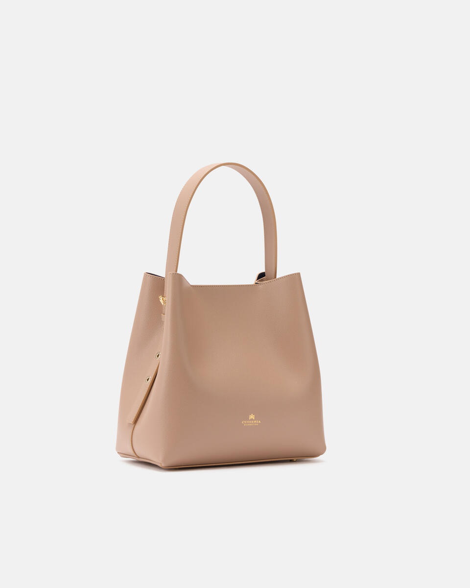 Bucket bag Nude  - Bucket Bags - Women's Bags - Bags - Cuoieria Fiorentina