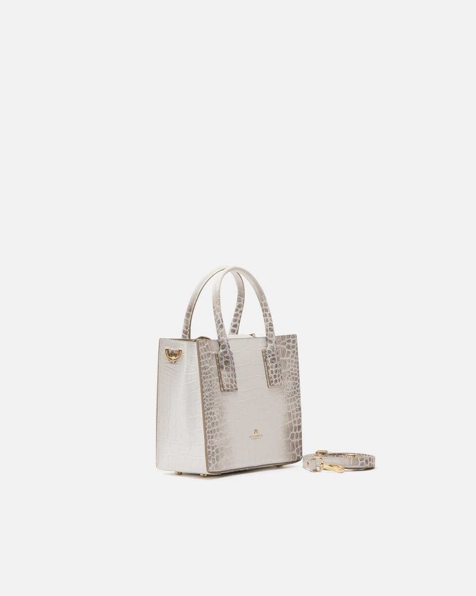 SMALL TOTE BAG Ivory  - Tote Bag - Women's Bags - Bags - Cuoieria Fiorentina