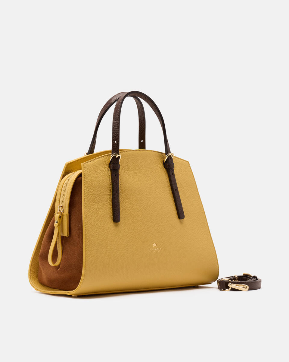 TOTE BAG Yellow  - Tote Bag - Women's Bags - Bags - Cuoieria Fiorentina