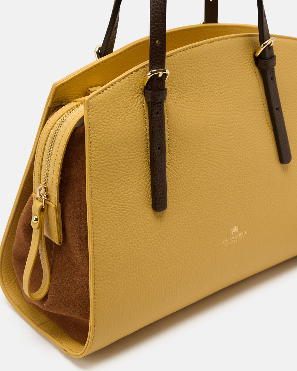 TOTE BAG Yellow  - Tote Bag - Women's Bags - Bags - Cuoieria Fiorentina