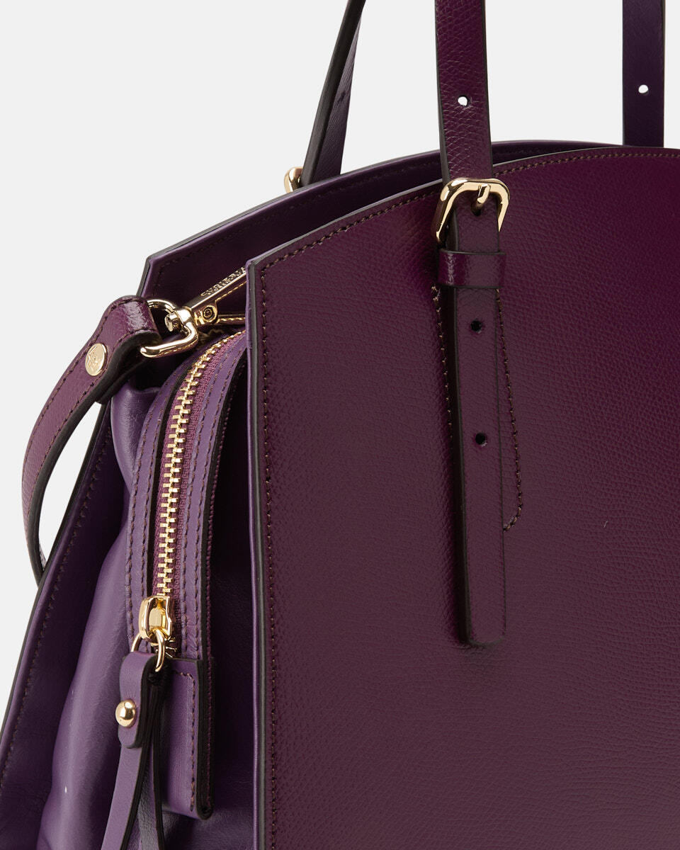 TOTE BAG Grape  - Tote Bag - Women's Bags - Bags - Cuoieria Fiorentina