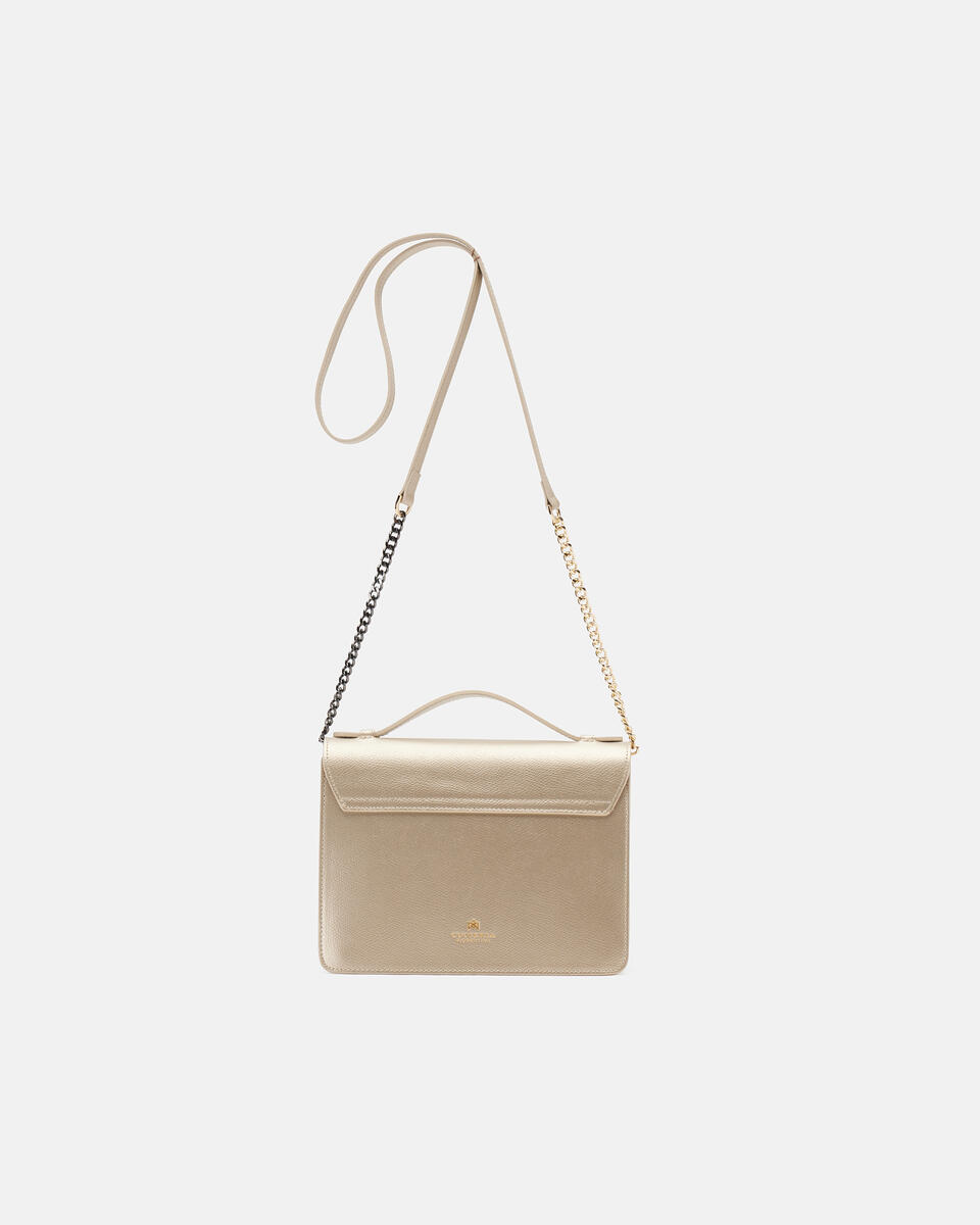 CLUTCH BAG Gold  - Mini Bags - Women's Bags - Bags - Cuoieria Fiorentina