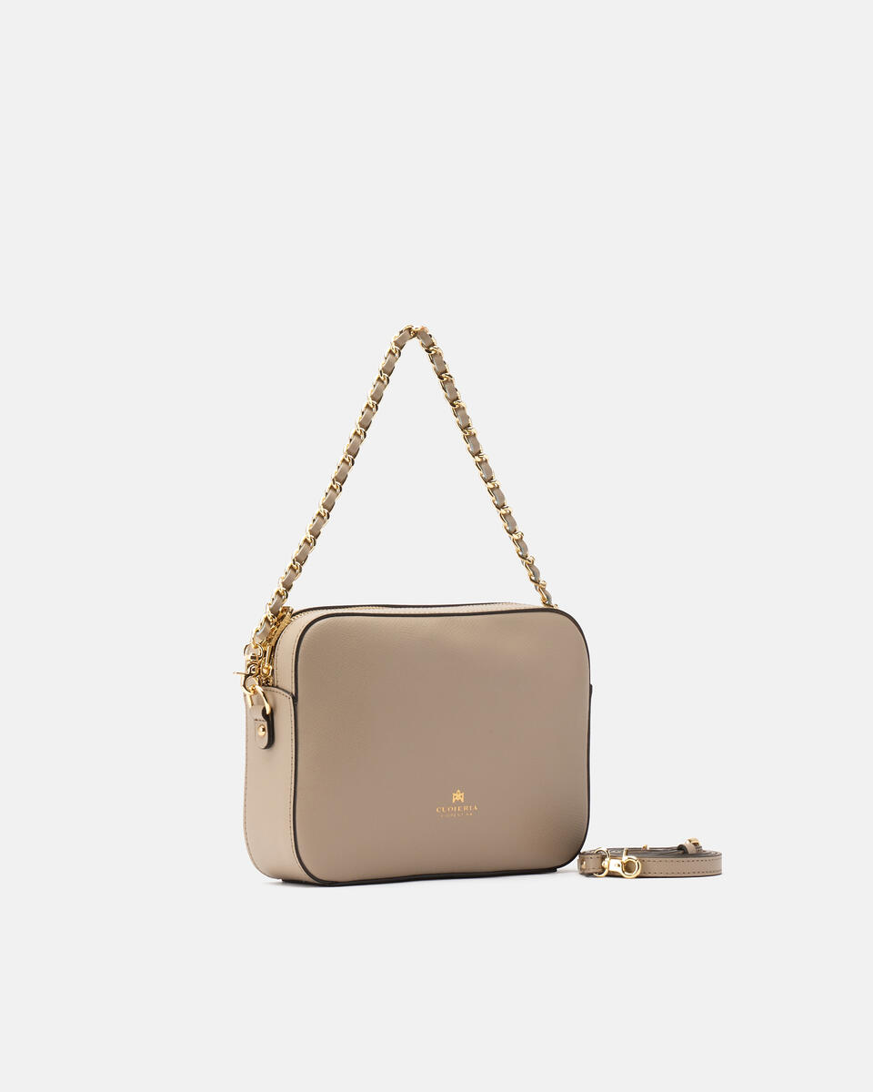 Camera bag Taupe  - Mini Bags - Women's Bags - Bags - Cuoieria Fiorentina