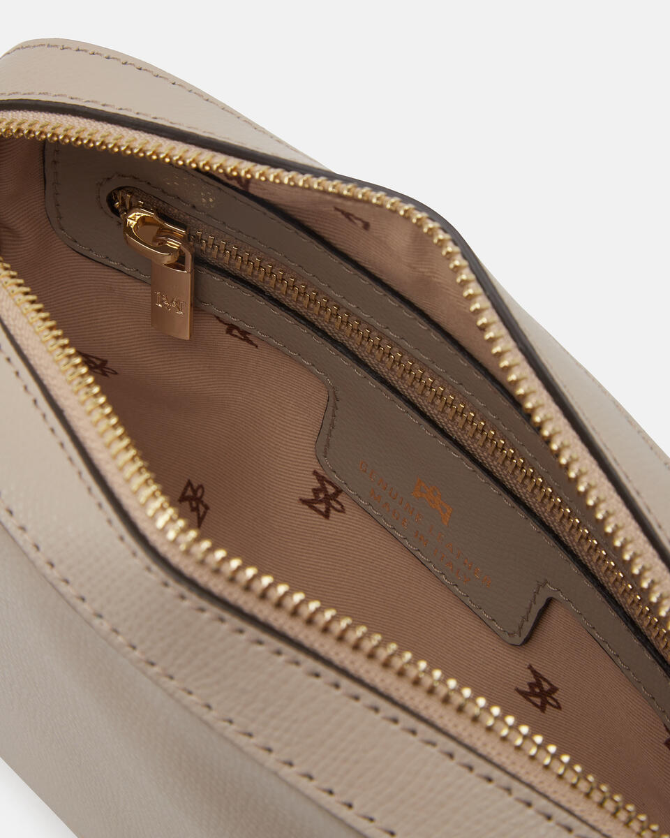 Camera bag Taupe  - Mini Bags - Women's Bags - Bags - Cuoieria Fiorentina