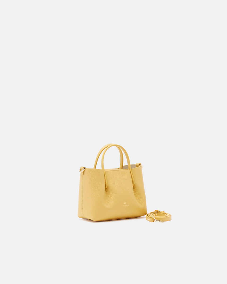 Candy Mini Tote bag Giallo  - Tote Bag - Borse Donna - Borse - Cuoieria Fiorentina