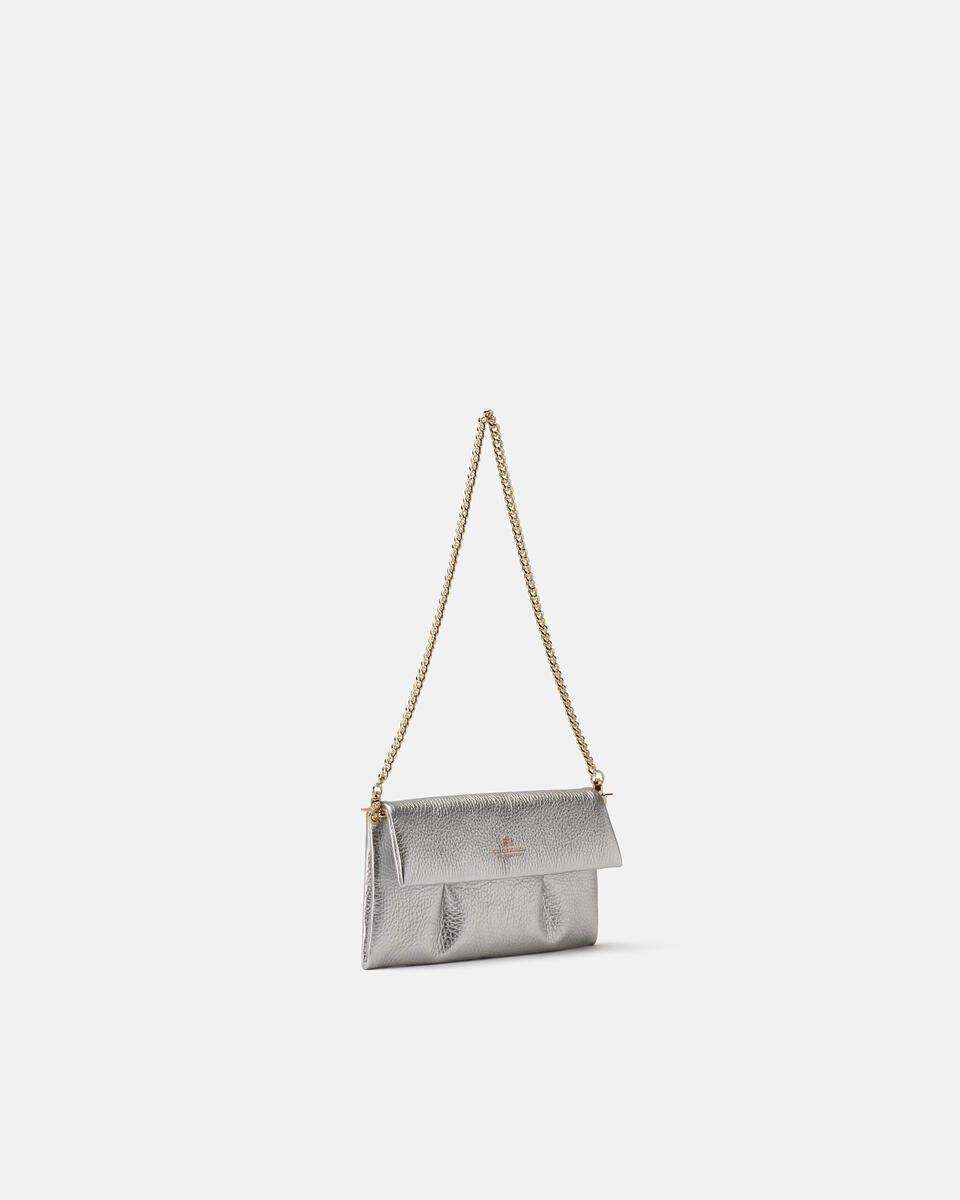 Pochette Silver  - Clutch Bags - Women's Bags - Bags - Cuoieria Fiorentina