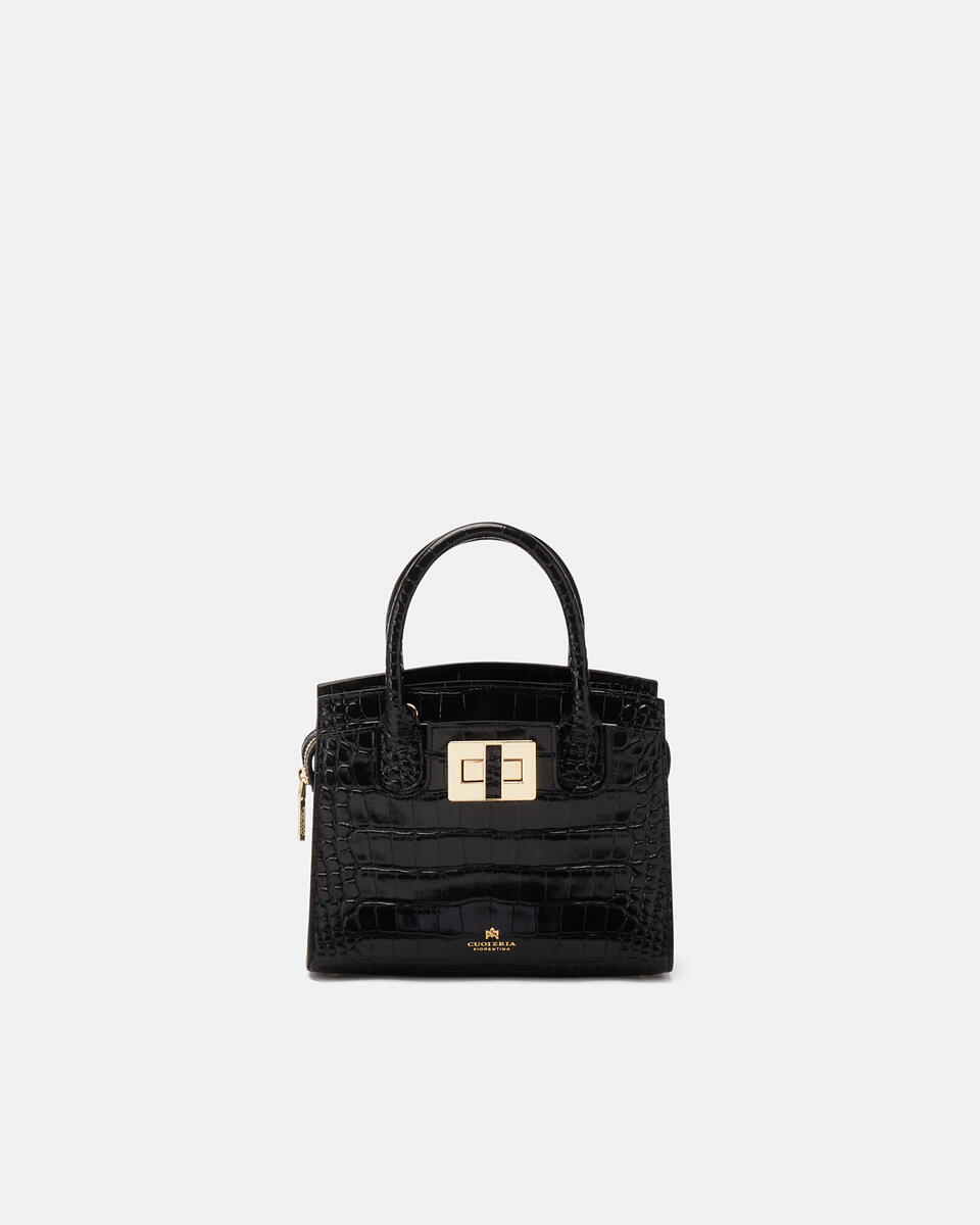 SMALL TOTE BAG Black  - Tote Bag - Women's Bags - Bags - Cuoieria Fiorentina