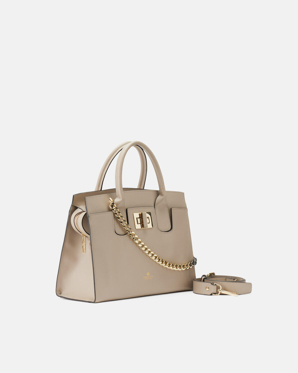 Tote bag Taupe  - Tote Bag - Women's Bags - Bags - Cuoieria Fiorentina