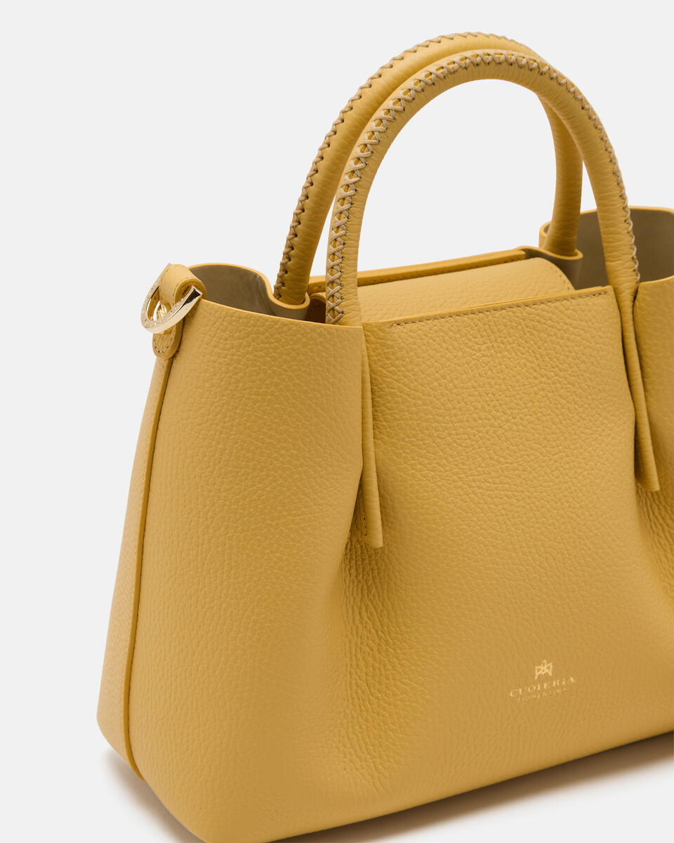 Candy small tote bag Giallo  - Tote Bag - Borse Donna - Borse - Cuoieria Fiorentina