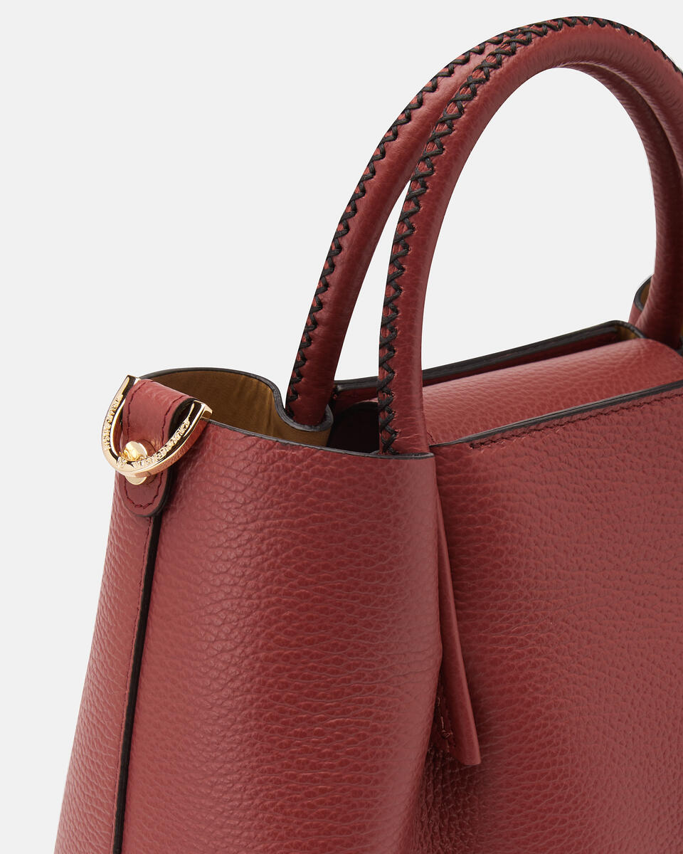 Candy small tote bag Rosewood  - Tote Bag - Borse Donna - Borse - Cuoieria Fiorentina