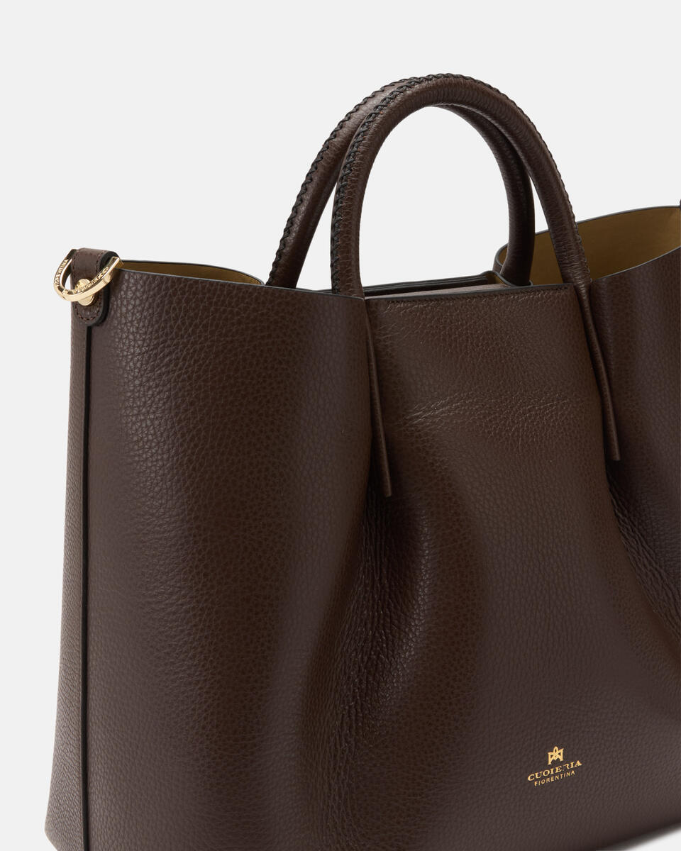 Tote bag Chocolate  - Tote Bag - Women's Bags - Bags - Cuoieria Fiorentina