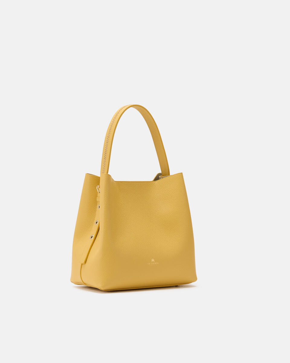 Bucket bag Yellow  - Bucket Bags - Women's Bags - Bags - Cuoieria Fiorentina