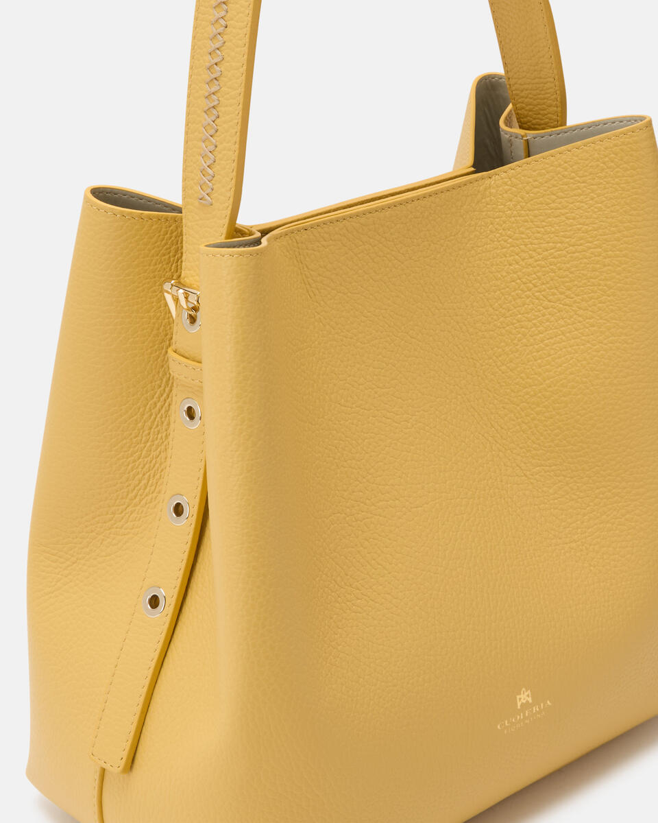 Bucket bag Yellow  - Bucket Bags - Women's Bags - Bags - Cuoieria Fiorentina