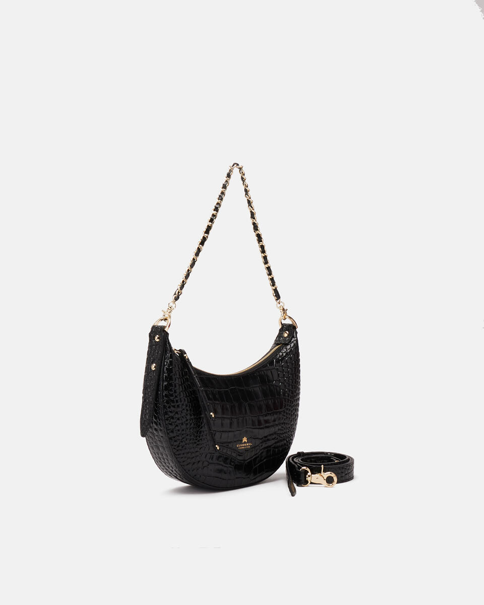 HOBO BAG Black  - Shoulder Bags - Women's Bags - Bags - Cuoieria Fiorentina