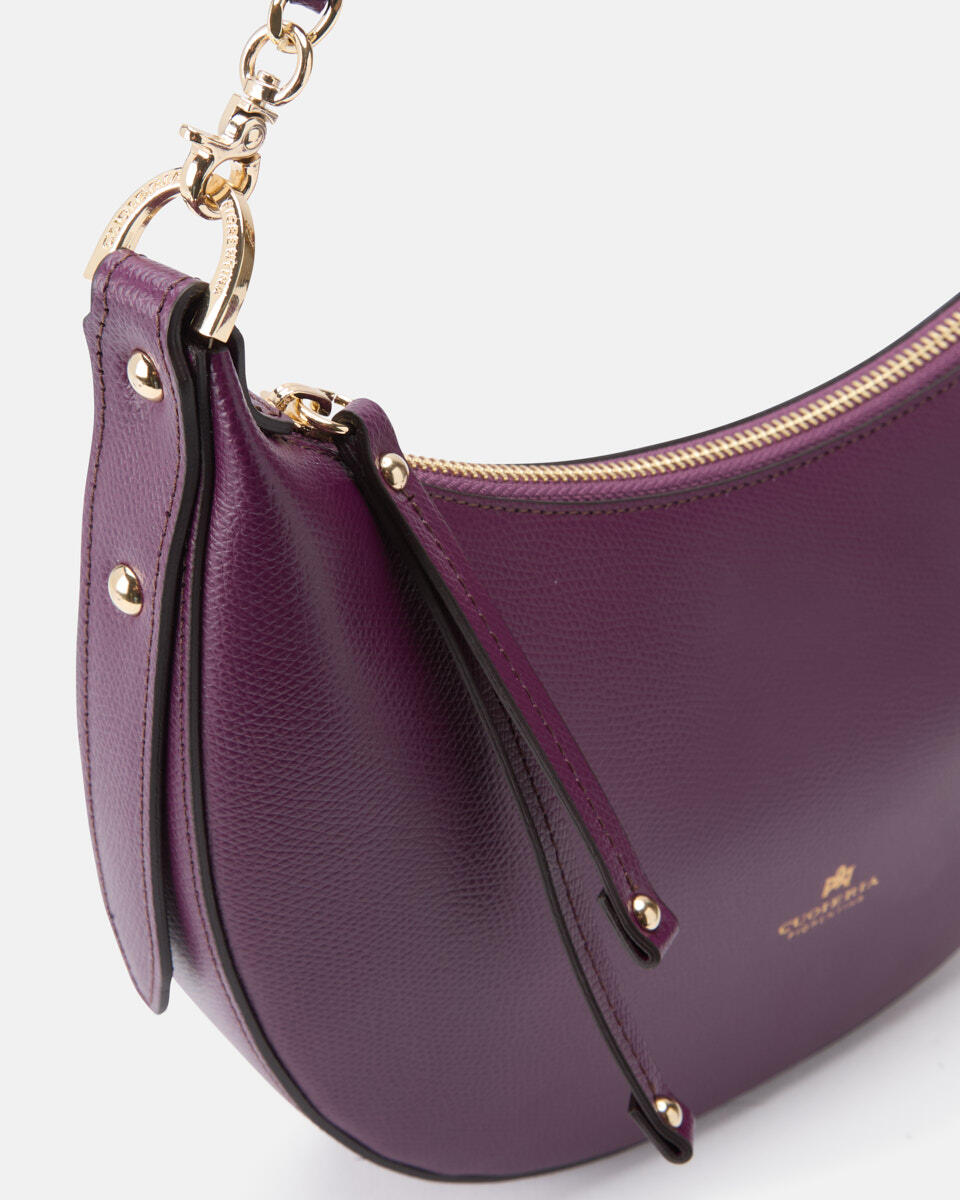 HOBO BAG Grape  - Shoulder Bags - Women's Bags - Bags - Cuoieria Fiorentina