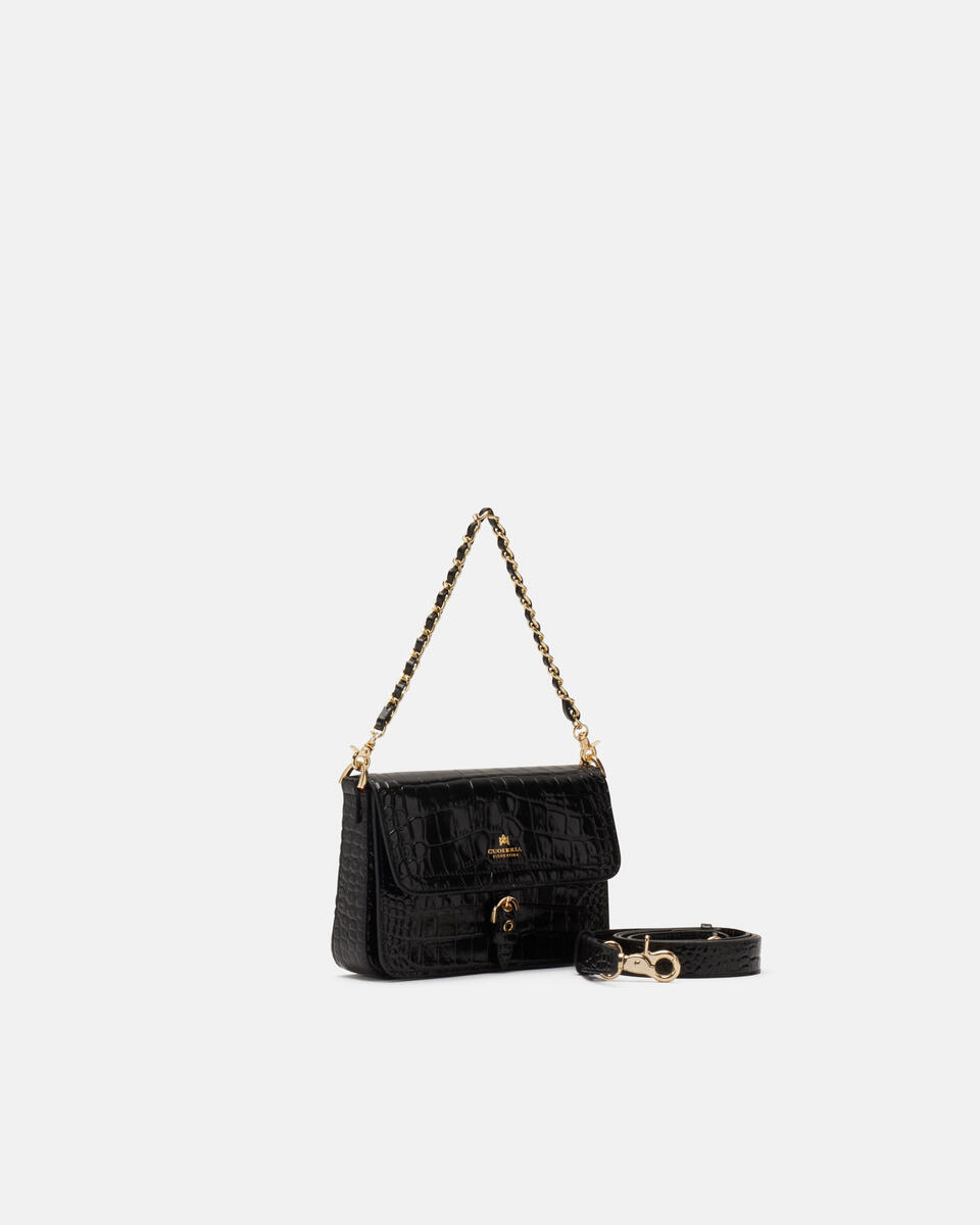 FLAP BAG Black  - Shoulder Bags - Women's Bags - Bags - Cuoieria Fiorentina