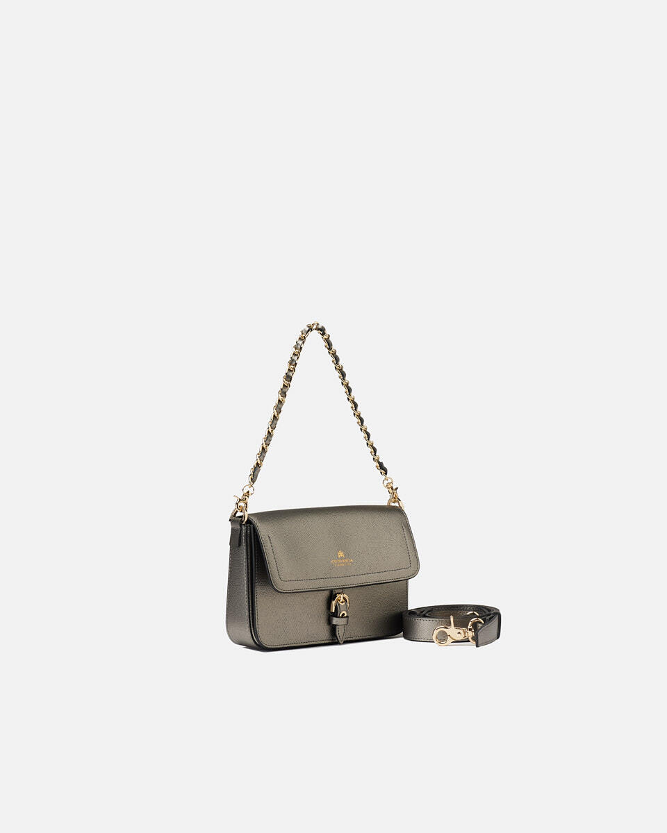 FLAP BAG Steel  - Shoulder Bags - Women's Bags - Bags - Cuoieria Fiorentina