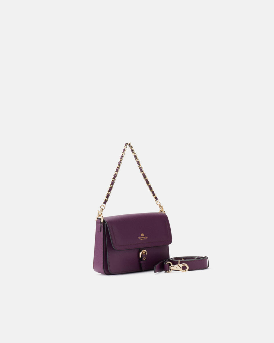 FLAP BAG Grape  - Shoulder Bags - Women's Bags - Bags - Cuoieria Fiorentina