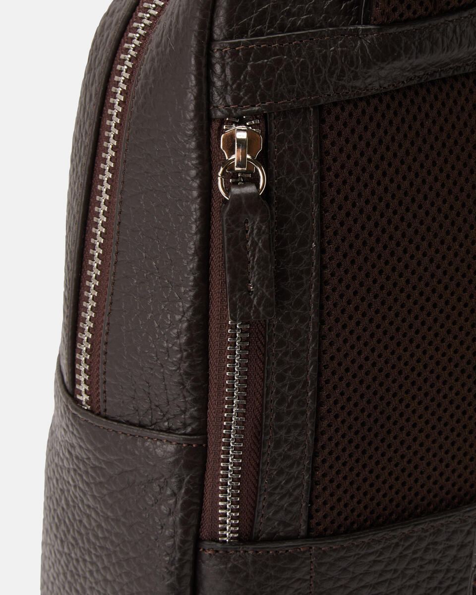 BACKPACK Dark brown  - Backpacks - Men's Bags - Bags - Cuoieria Fiorentina