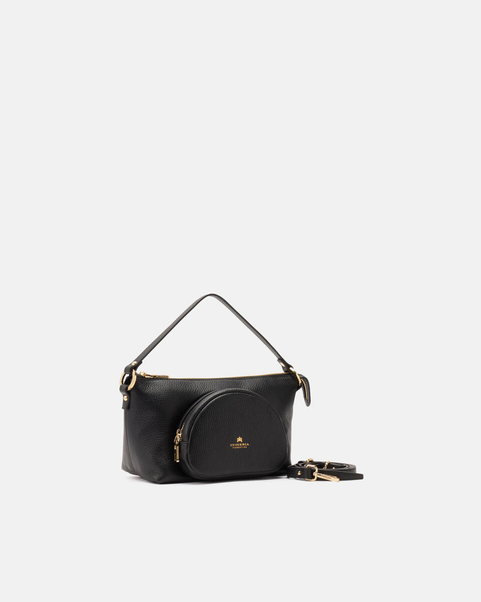 Iris Pocket Small hobo dollaro Nero  - Mini Bags - Borse Donna - Borse - Cuoieria Fiorentina