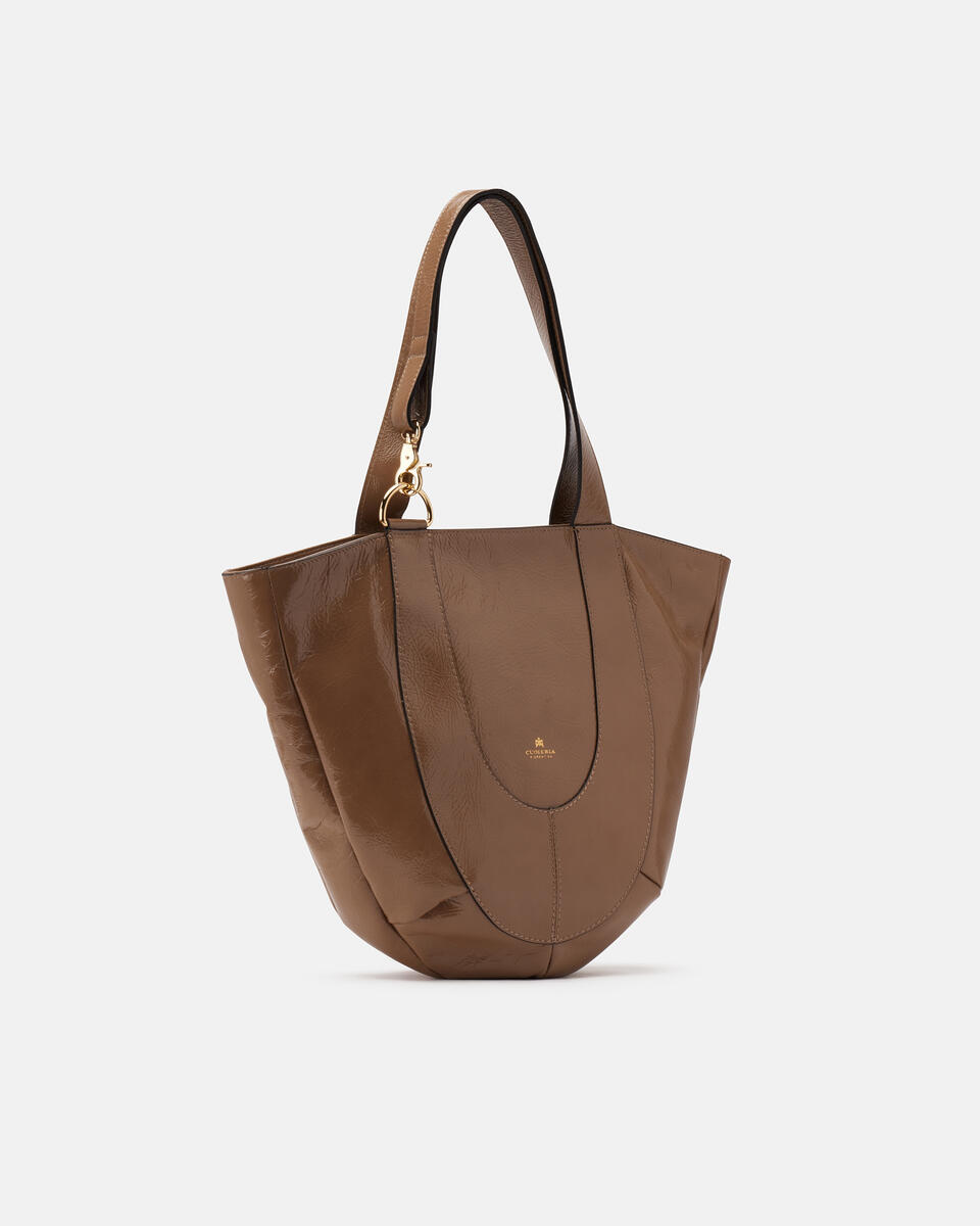 Uma shopping bag Taupe  - Shopping - Borse Donna - Borse - Cuoieria Fiorentina