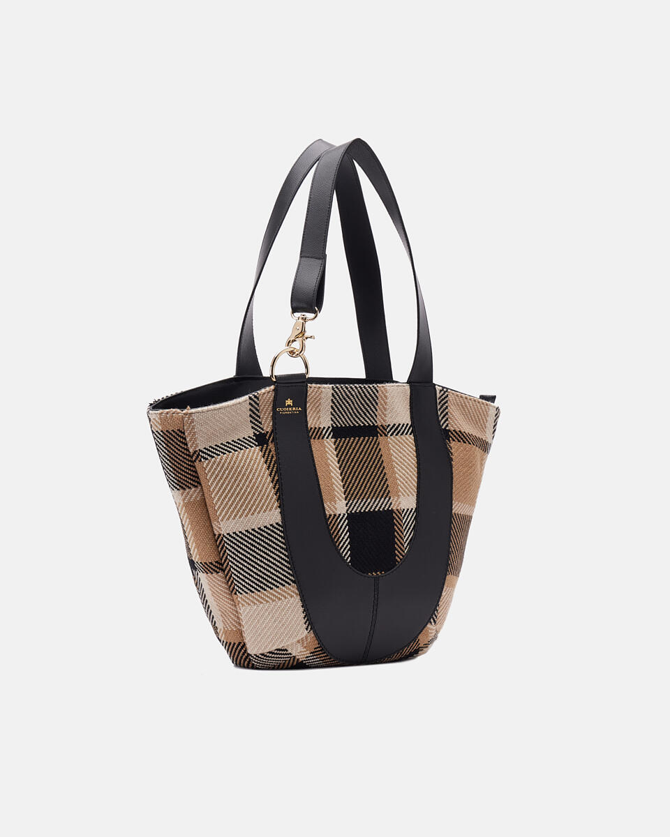 Uma shopping bag Nero  - Shopping - Borse Donna - Borse - Cuoieria Fiorentina