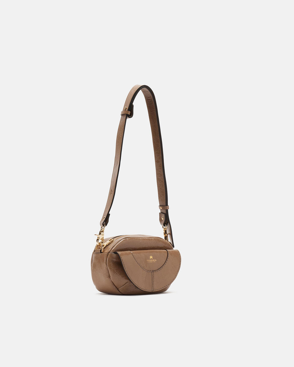 CAMERA BAG Taupe  - Mini Bags - Women's Bags - Bags - Cuoieria Fiorentina