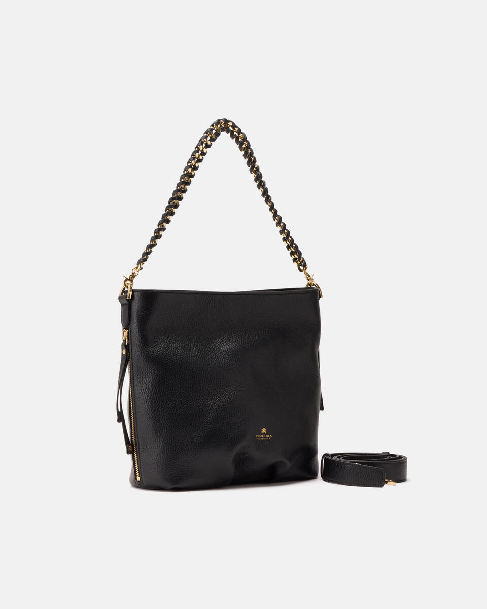 Charlotte hobo Dollaro Nero  - Borse A Spalla - Borse Donna - Borse - Cuoieria Fiorentina