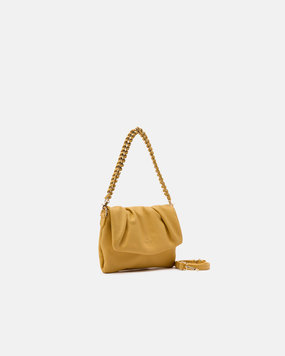 Charlotte small messenger Dollaro Giallo  - Mini Bags - Borse Donna - Borse - Cuoieria Fiorentina