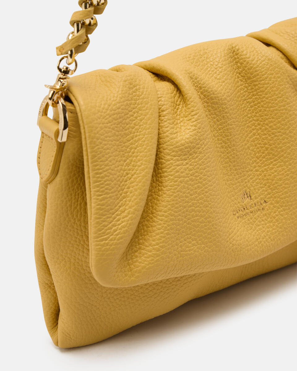 Charlotte small messenger Dollaro Giallo  - Mini Bags - Borse Donna - Borse - Cuoieria Fiorentina