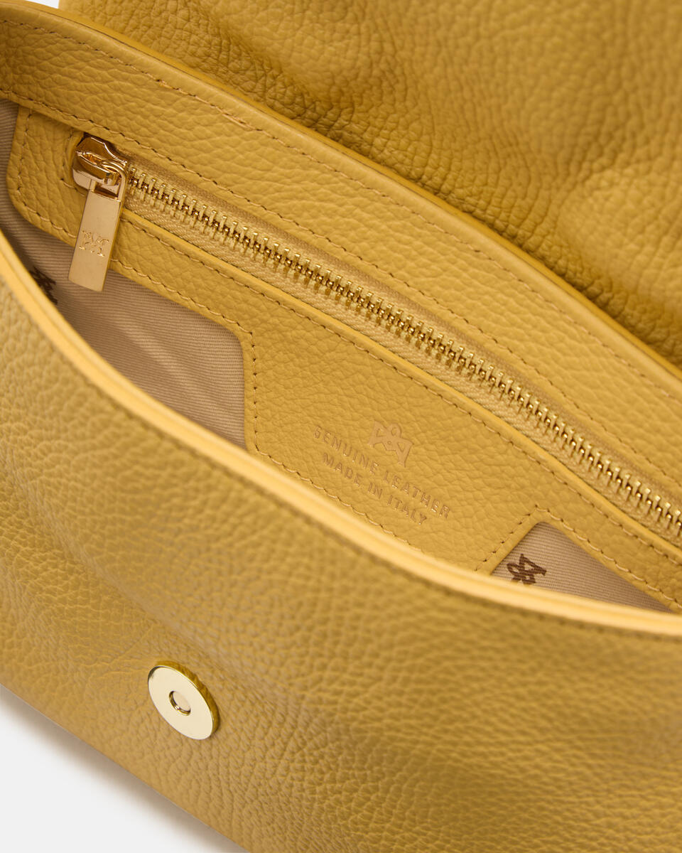 Charlotte small messenger Dollaro Giallo  - Mini Bags - Borse Donna - Borse - Cuoieria Fiorentina