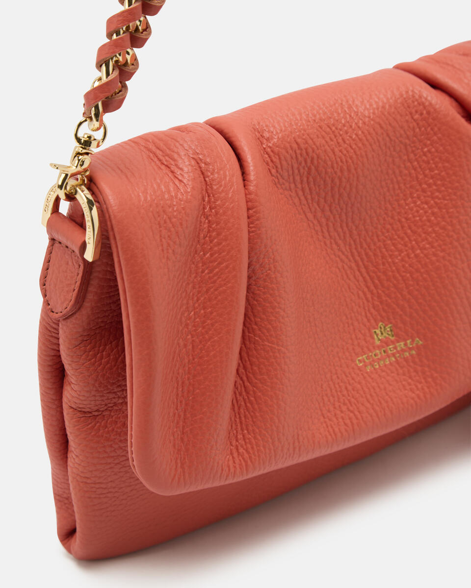 Charlotte small messenger Dollaro Papaya  - Mini Bags - Borse Donna - Borse - Cuoieria Fiorentina