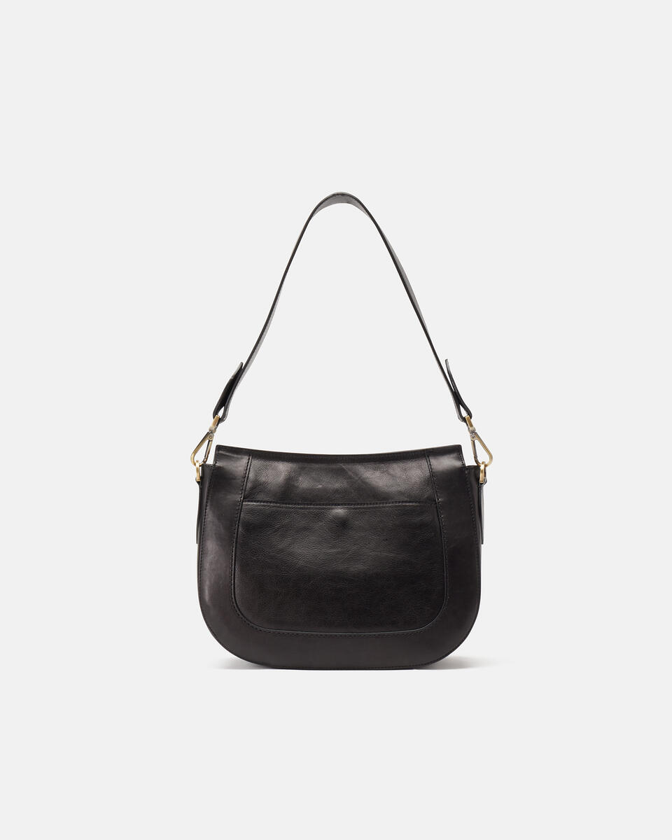 Messenger Black  - Shoulder Bags - Women's Bags - Bags - Cuoieria Fiorentina