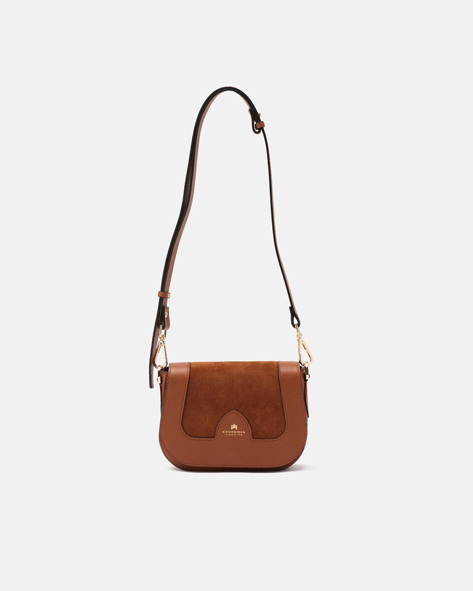 small messenger Caramel  - Mini Bags - Women's Bags - Bags - Cuoieria Fiorentina