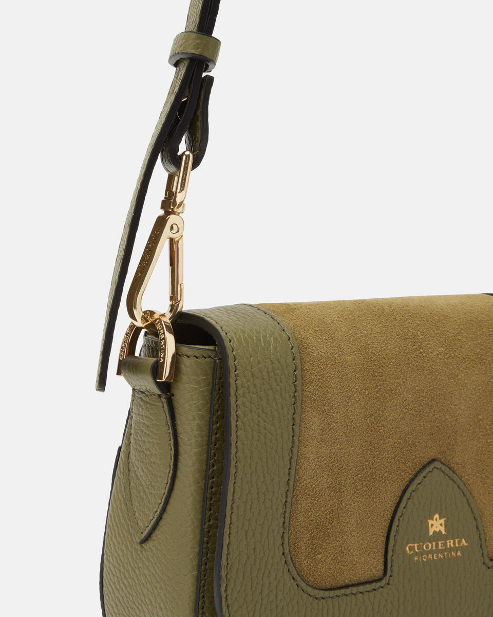 Stella small messenger Militare  - Tracolla - Borse Donna - Borse - Cuoieria Fiorentina