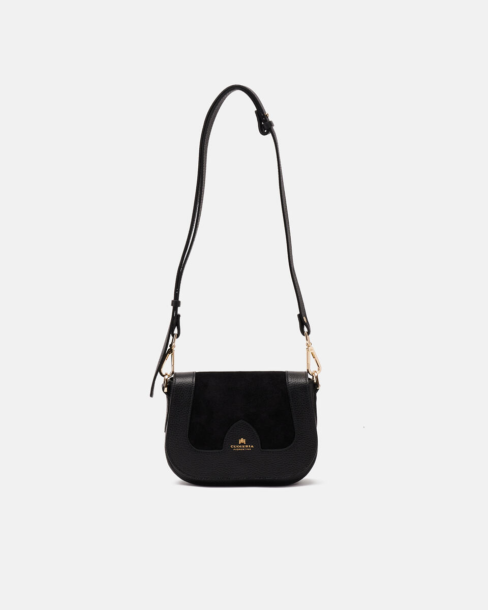 small messenger Black  - Mini Bags - Women's Bags - Bags - Cuoieria Fiorentina