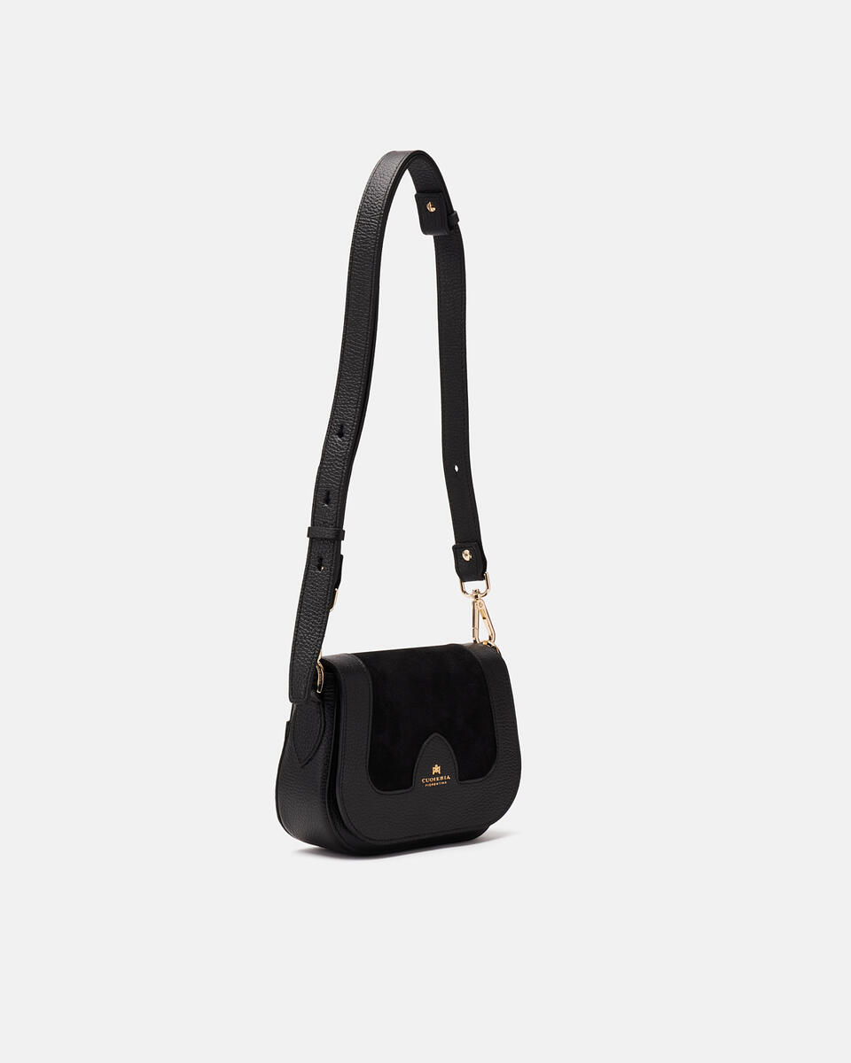 small messenger Black  - Mini Bags - Women's Bags - Bags - Cuoieria Fiorentina