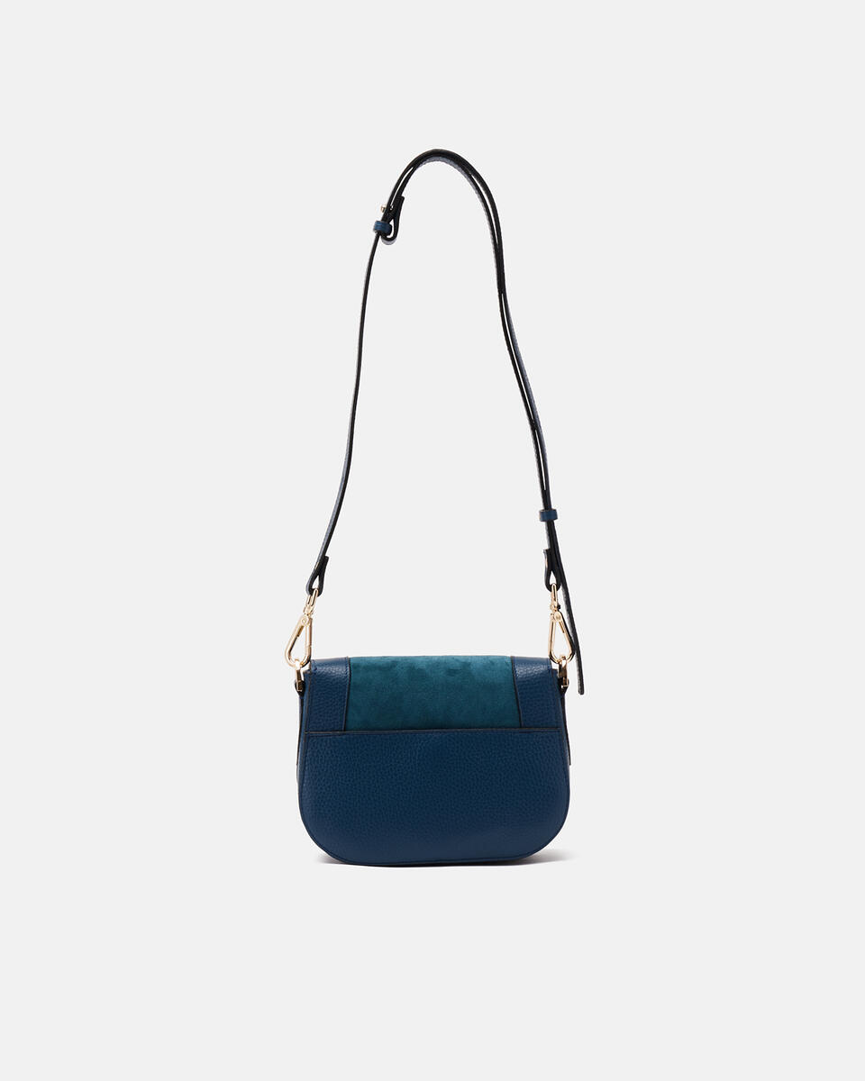 small messenger Teal  - Messenger Bags - Women's Bags - Bags - Cuoieria Fiorentina