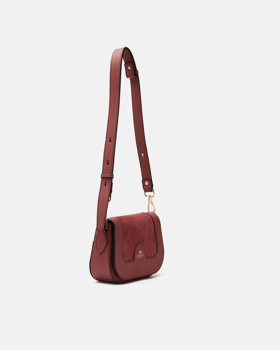 small messenger Rosewood  - Mini Bags - Women's Bags - Bags - Cuoieria Fiorentina