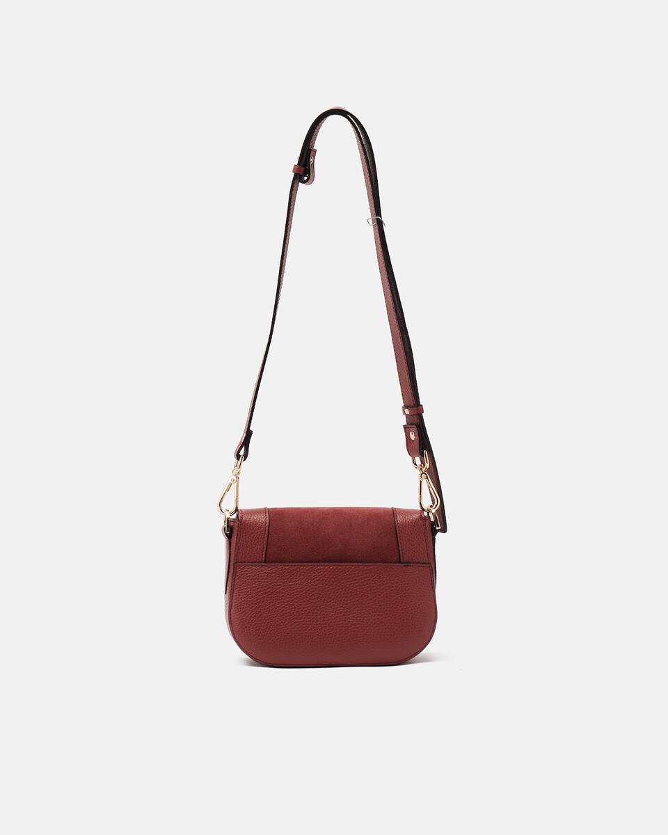 Stella small messenger Rosewood  - Mini Bags - Borse Donna - Borse - Cuoieria Fiorentina