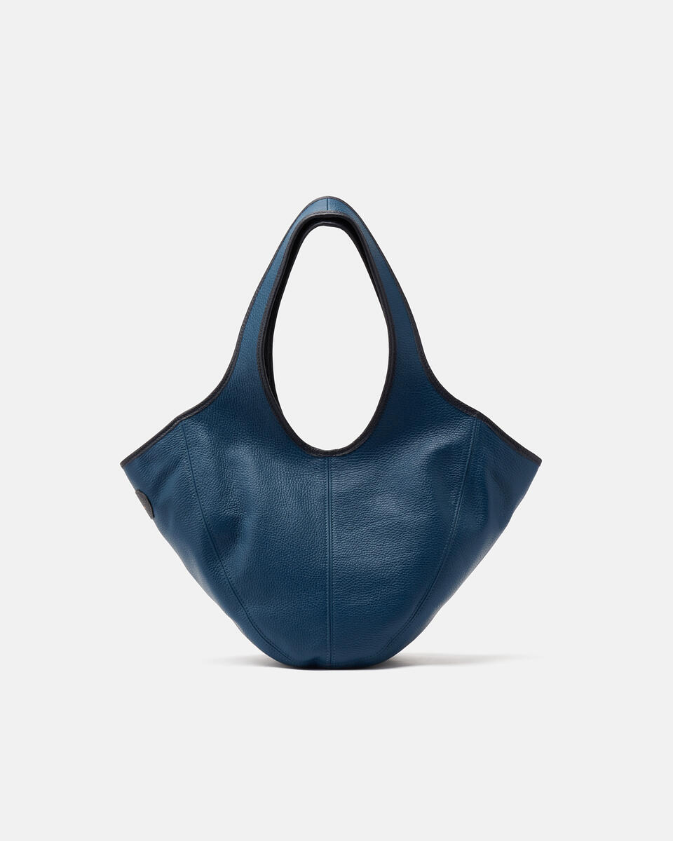 SHOPPING BAG Tealblue navy  - Shopping - Women's Bags - Bags - Cuoieria Fiorentina