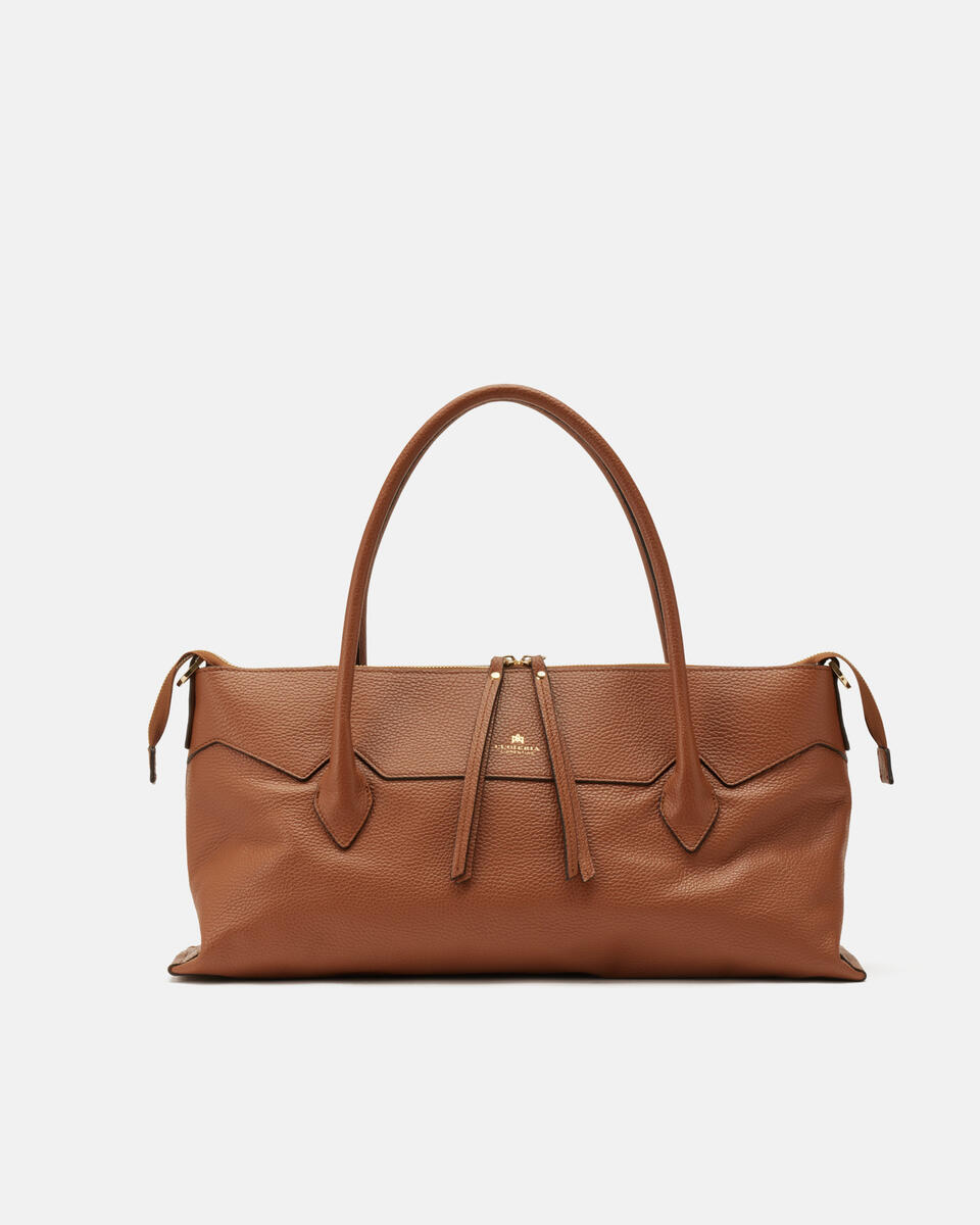 SHOPPING BAG Caramel  - Shopping - Women's Bags - Bags - Cuoieria Fiorentina