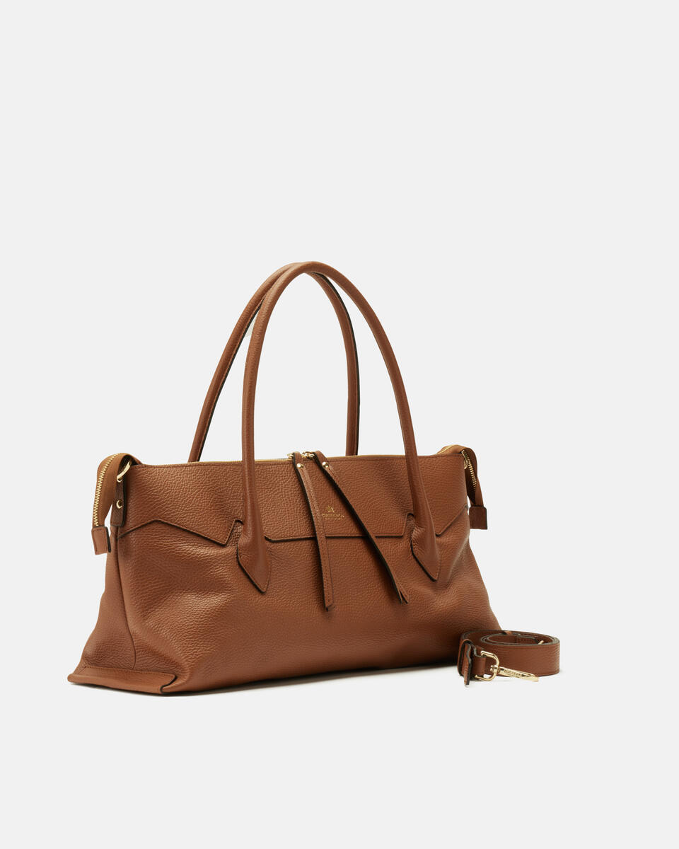 SHOPPING BAG Caramel  - Shopping - Women's Bags - Bags - Cuoieria Fiorentina