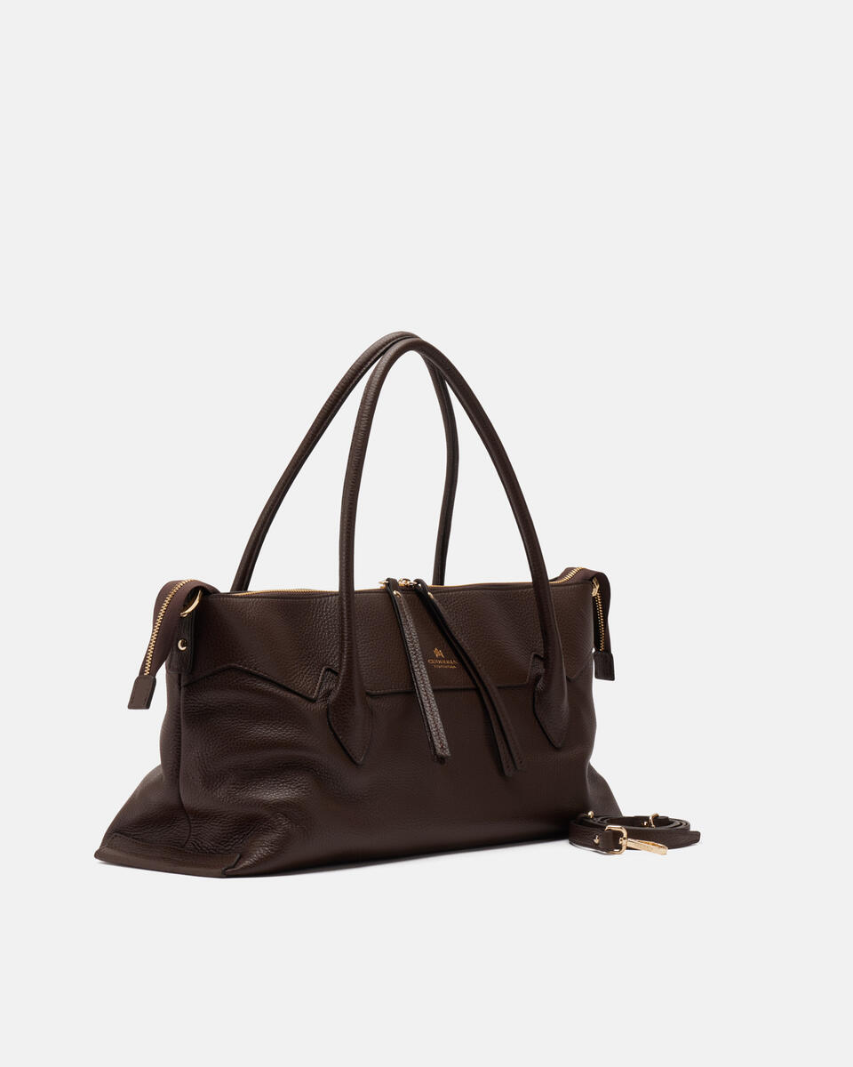 Holly Large tote dollaro Cioccolato  - Shopping - Borse Donna - Borse - Cuoieria Fiorentina